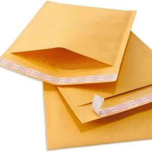 20 Pack #2  Kraft Bubble Padded Envelopes Mailers Shipping Case 8.5"x12"